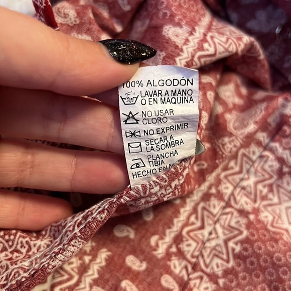 REINING Rodeo Show Western Equestrian Wear Bandana Print Snap Button Blouse - Picture 10 of 12